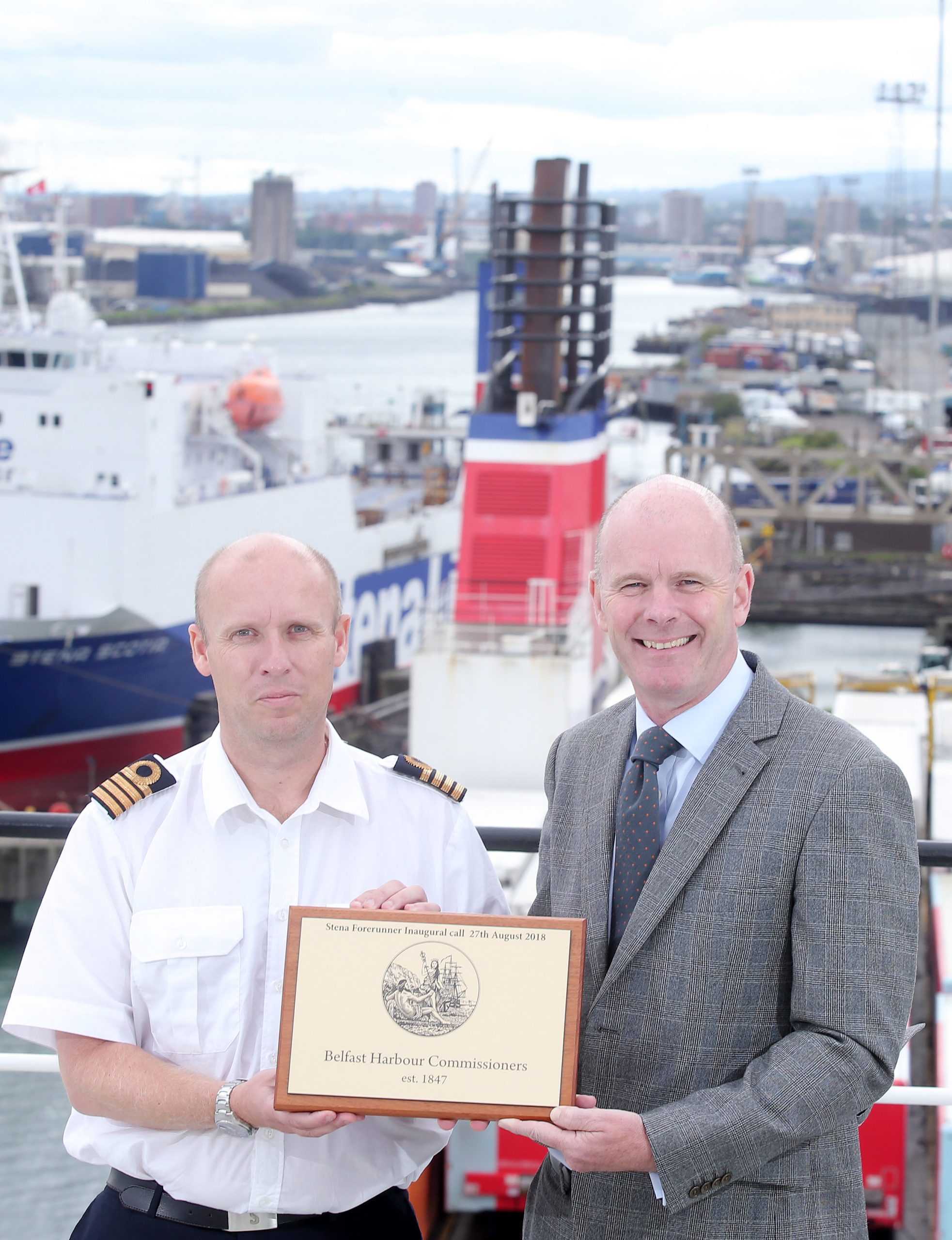 Belfast Harbour is Delighted to Welcome Stena Forerunner to Belfast