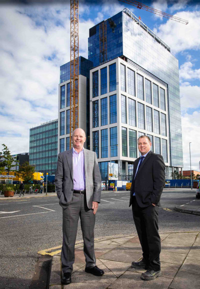 Belfast Harbour and Farrans Construction Reach Topping Out Milestone on City Quays 3