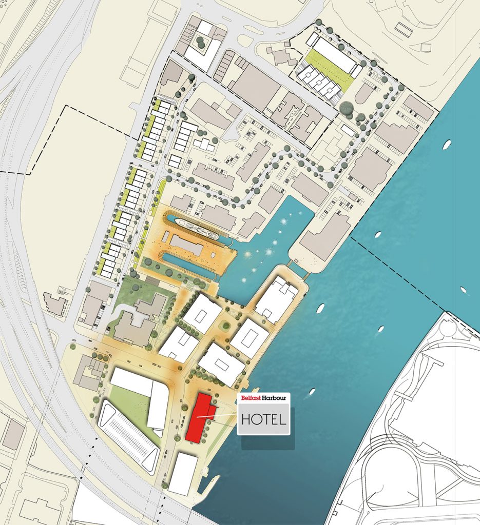 Belfast Harbour - Real Estate - City Quays - AC Marriott Hotel Map