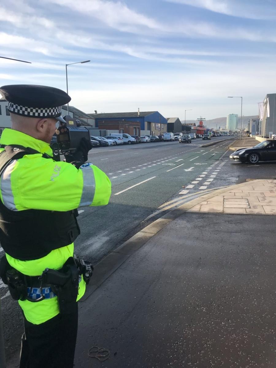Belfast Harbour Police is stepping up for safe streets this UK Road Safety Week