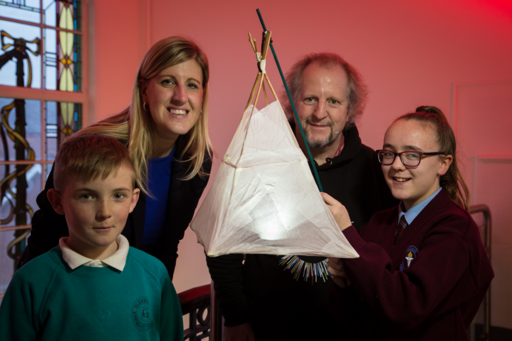 Locals Light up the Road at the First Shankill Lantern Parade