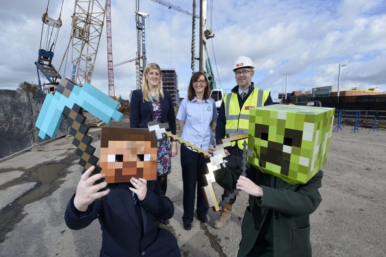 Schools Embark on Minecraft Challenge to Build City Quays Hotel
